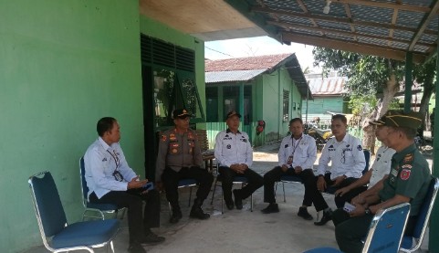 Kapolsek Sabbangparu Hadiri Kunjungan Dandim 1406 Wajo, Forkopimcam untuk Wilayah yang Kondusif