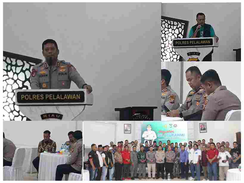 Kapolres Pelalawan Gandeng media Kunci Kepercayaan Publik"