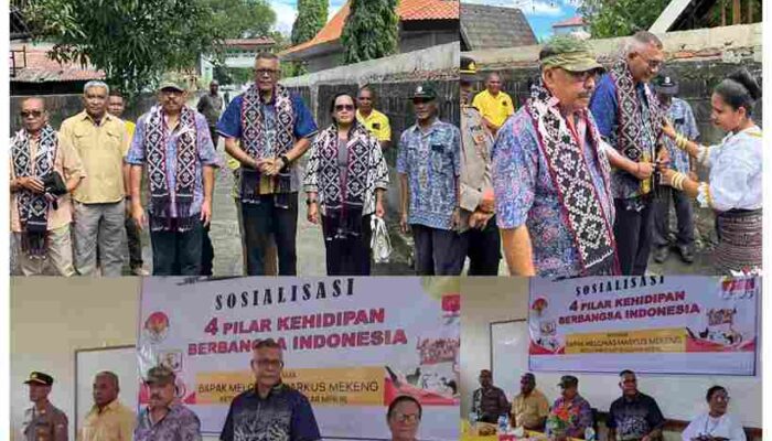 Empat Pilar, Satu Semangat: Wakil Bupati Sikka dan Mekeng Tanamkan Nasionalisme ke Pelajar Kewapante