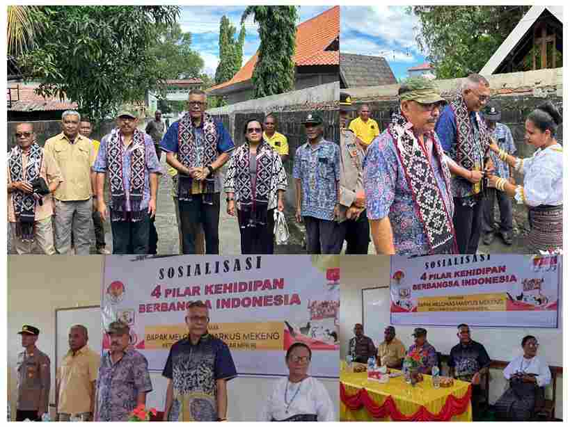 Wakil Bupati Sikka dan Mekeng Tanamkan Nasionalisme ke Pelajar Kewapante