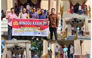 Hadirkan Rasa Aman, Polsek Bahorok Kawal Ibadah Minggu Kasih di Gereja GBKP Runggun Bahorok Polsek Bahorok Kawal Ibadah Minggu Kasih di Gereja GBKP Runggun Bahorok