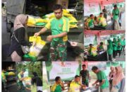 Yonif 323/BP Gelar Gerakan Pangan Murah: Prajurit Kostrad Hadir untuk Rakyat