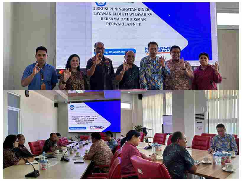 Suasana rapat Ombudsman yang Soroti Lima Masalah di LLDIKTI Wilayah XV NTT, Pihak LLDIKTI Berikan Klarifikasi Lengkap