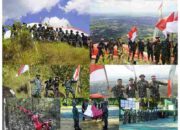 Bendera Merah Putih Raksasa Berkibar di Gunung Sewo, Soppeng: Simbol Nasionalisme dan Penangkal Radikalisme
