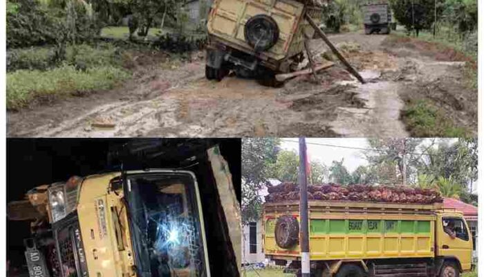 Jalan Hancur, Ekonomi Warga Masbangun Lumpuh: Pemerintah dan Pengusaha Sawit Didesak Bertanggung Jawab