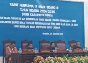Ketua DPRD Sikka Stefanus Sumandi Pimpin Rapat Paripurna IX Masa Sidang I Tahun Sidang 2024/2025