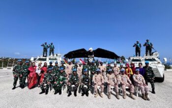 Pererat Persaudaraan di Daerah Misi: Komandan Kontingen Sri Lanka Kunjungi Sudirman Camp FHQSU XXVI-Q