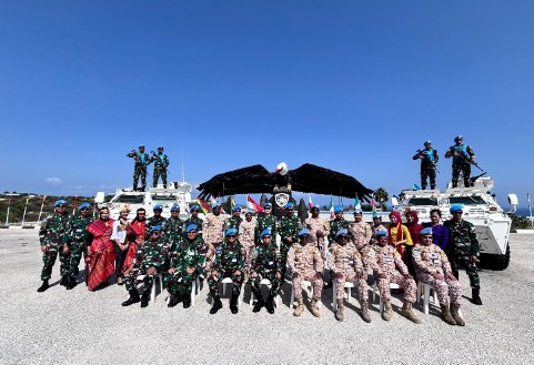 Pererat Persaudaraan di Daerah Misi: Komandan Kontingen Sri Lanka Kunjungi Sudirman Camp FHQSU XXVI-Q