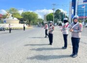 Humanis dan Penuh Semangat Nasionalisme: “Polantas Menyapa” Warnai Jalan Merdeka di Soppeng