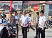 Merah Putih di Jalanan Soppeng: Aksi Nasionalis Polres Soppeng Sambut HUT RI ke-80