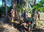 Karya Bakti TNI di Lilirilau: Koramil 1423-03 dan Warga Kompak Bersihkan Saluran Irigasi