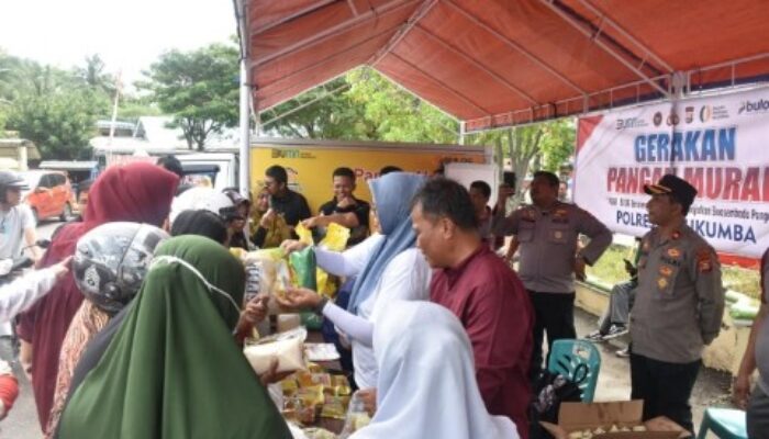 Gerakan Pangan Murah Polres Bulukumba: Ribuan Liter Minyak, Beras, dan Gula Ludes Diserbu Warga