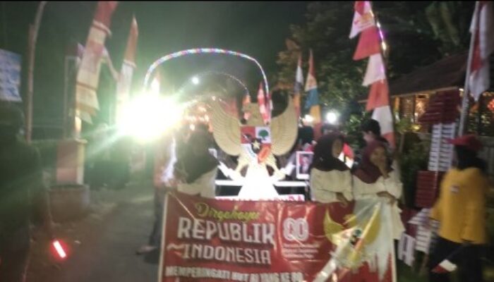 Semarak HUT RI ke-80: Desa Padang Sari Gelar Pawai Obor dan Aneka Lomba