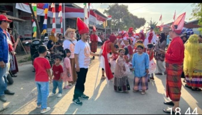 Semarak Karnaval Desa Sawakungbeba Meriahkan HUT ke-80 RI