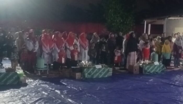 Warga RT 02 RW 08 Tambak Reja Gelar Malam Tasyakuran HUT ke-80 RI