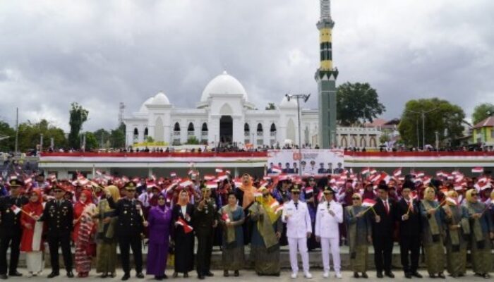 Dandim 1423/Soppeng Pimpin Upacara dan Ziarah Nasional Peringati HUT ke-80 RI