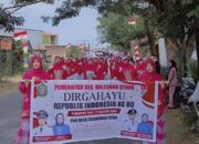 PKK Desa Sawakungbeba Meriahkan Lomba Gerak Jalan HUT RI ke-80 di Galesong Utara