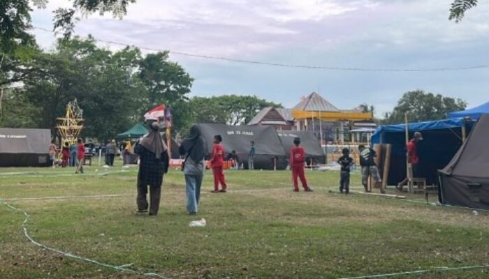 SDN 225 Cirowali Ikut Meramaikan Perkemahan Kwarran Lalabata di Waduk Ompo Soppeng