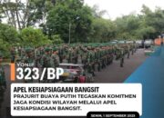 Prajurit Buaya Putih Tegaskan Komitmen Jaga Kondisi Wilayah Lewat Apel Kesiapsiagaan Bangsit