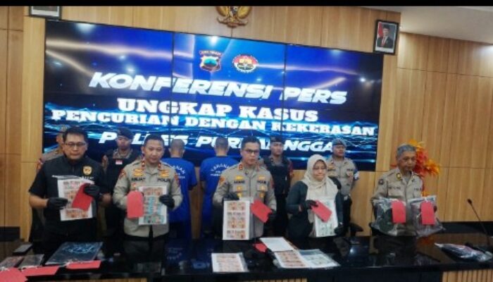 Polres Purbalingga Ungkap Perampokan di BPR Syariah, Dua Pelaku Ditangkap