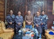 Bupati Sambut Danlanal Ketapang di Kediaman, Sinergi Kian Erat