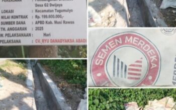 Proyek Drainase Rp199 Juta di Musi Rawas Disorot, Diduga Pakai Semen Tak Sesuai RAB Screenshot_2025_0928_083032