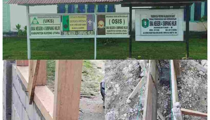 Warnai Dugaan Mark-Up Anggaran Pembangunan SMAN 4 di Desa Matan Jaya