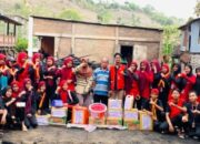 PMR WIRA SMAN 10 Jeneponto Salurkan Bantuan Kemanusiaan untuk Korban Kebakaran di Desa Datara