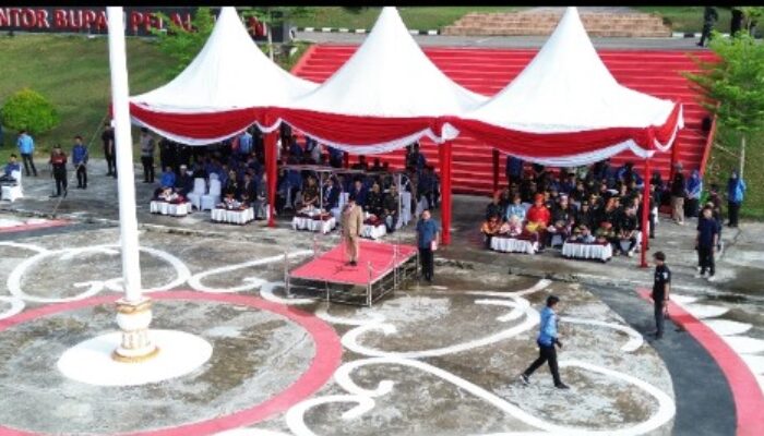 Bupati Pelalawan Pimpin Upacara Peringatan Hari Pahlawan Tahun 2025