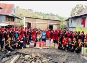 PMR Wira SMAN 10 Jeneponto Salurkan Bantuan Kemanusiaan untuk Korban Kebakaran di Desa Datara