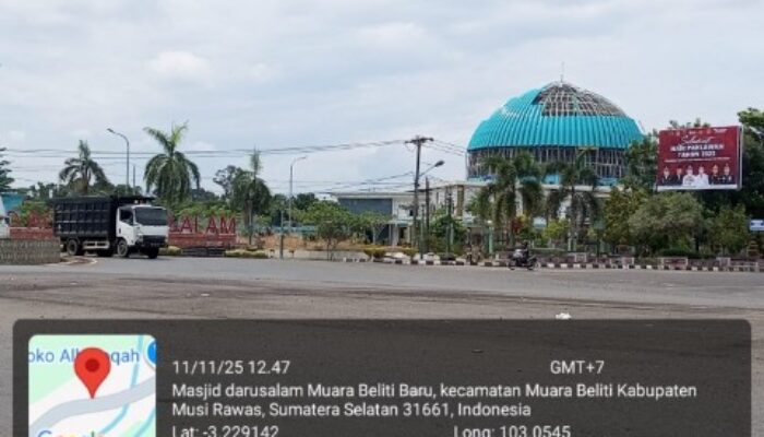 Rehab Masjid Agung Darussalam Rp7 Miliar Belum Rampung, Warga Pertanyakan Lambannya Pekerjaan