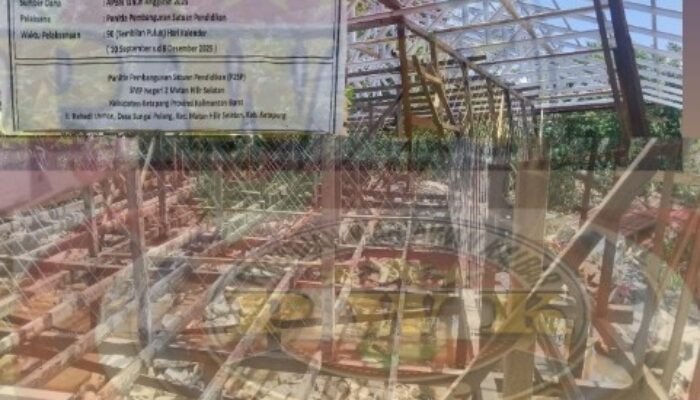 Anggaran Ratusan Juta untuk SMPN 2 MHS Diduga Tak Sesuai Bestek, Material Bekas dan Mutu Bangunan Dipertanyakan