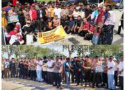 Bupati Pelalawan Berangkatkan Relawan Kemanusiaan ke Tiga Provinsi