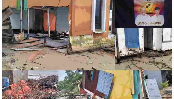 Warga Sungai Tengar Kecewa: Rumah Hancur Diterjang Banjir Rob, Bupati Ketapang Pilih Hadiri Safari Natal