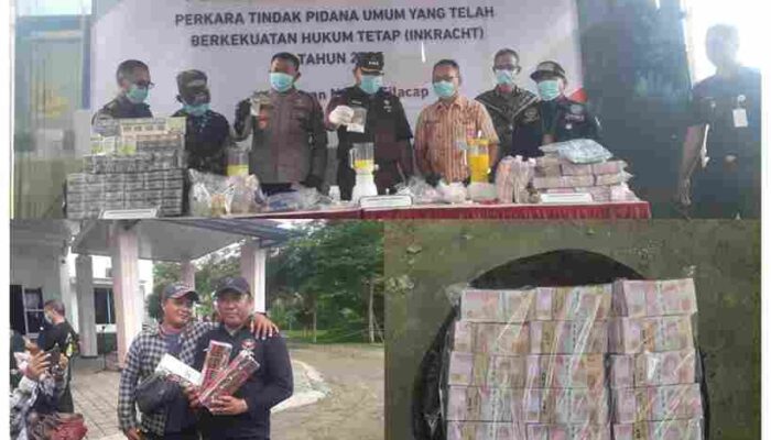 Langkah Transparan Penegakan Hukum: Kejaksaan Cilacap Musnahkan Barang Bukti Sejumlah Kasus Kejahatan