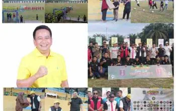 Anggota DPRD Pelalawan H. Asmadi Resmi Buka Open Turnamen Sepak Bola Terbangiang Cup V 2025, Hadiah Tembus Rp. 60 Juta. GridArt_20251221_171403497_11zon