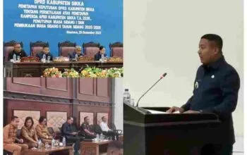 Maumere, Sikka – Bupati Sikka Paparkan APBD 2026 dalam Rapat Paripurna DPRD, Pendapatan Dirancang Rp1,24 Triliun GridArt_20251229_192851201_11zon