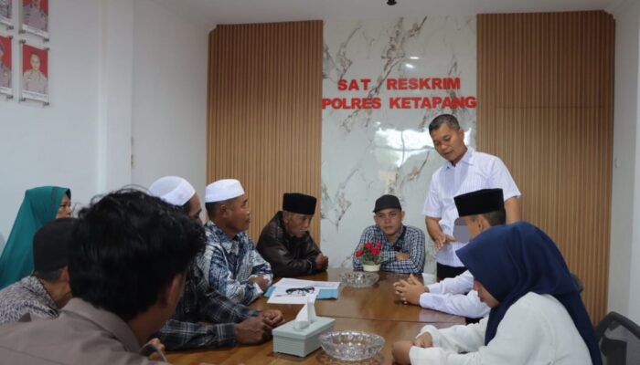 Polres Ketapang Fasilitasi Akad Nikah Tahanan di Ruang Gelar Perkara Satreskrim