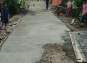 Akses Jalan Tidak Diperhatikan Pemerintah, Warga Lakukan Pengecoran Hasil Swadaya
