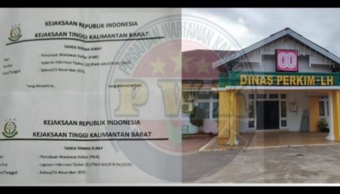 Laporan Dugaan Korupsi di Ketapang Sudah Diterima Kejati Kalbar, PWK Pertanyakan Progres Penanganan