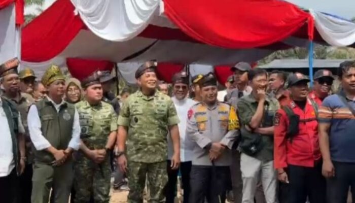 Bupati Pelalawan Hadiri Launching Relokasi dan Pemulihan Kawasan TN Tesso Nilo di Ukui