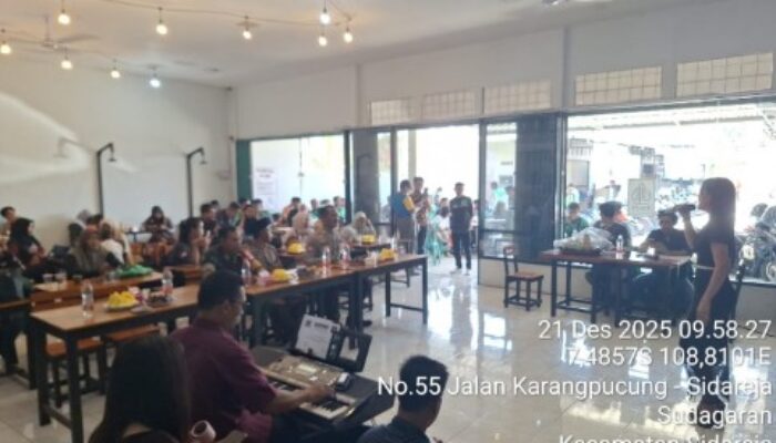 Polsek Sidareja Hadiri Anniversary Ke-6 Persatuan Grab Cilacap Barat, Pererat Silaturahmi dengan Ojol