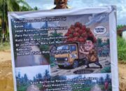 Heboh Warga Desa Penjalaan Kayong Utara Protes Jalan Rusak, Kinerja Kades dan BPD Disorot Lewat Spanduk