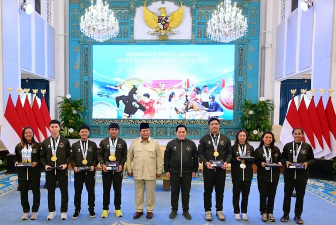 Presiden Prabowo Subianto memberikan bonus Rp465,25 miliar kepada atlet dan pelatih peraih medali SEA Games ke-33 Thailand