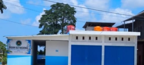 Dapur Makanan Bergizi Gratis MBG di Desa Simpang Gegas Kecamatan Tiang Pumpung Kepungut Kabupaten Musi Rawas