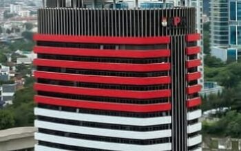 Gedung Merah Putih Komisi Pemberantasan Korupsi KPK di Jakarta