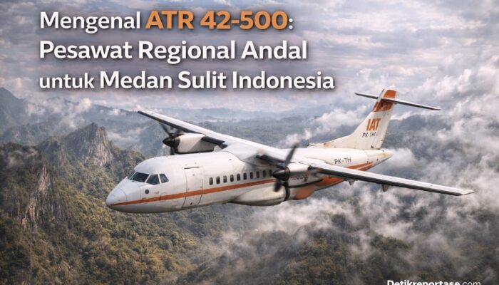 Mengenal ATR 42-500: Pesawat Regional Andal untuk Medan Sulit Indonesia, Apa Keunggulan dan Tantangannya?