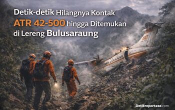 Tim SAR gabungan mencari pesawat ATR 42-500 di Gunung Bulusaraung