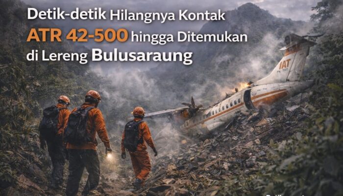 Detik-detik Hilangnya Kontak ATR 42-500 hingga Ditemukan di Lereng Bulusaraung, Perjuangan Panjang Tim SAR di Medan Ekstrem