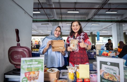 Sate tuna Citra Handicraft dipamerkan di bazar produk kelautan dan perikanan KKP Jakarta